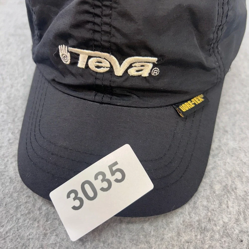 Teva Logo Mens Black Teva Hat Gore-Tex Ear Flap Adjustable OSFM
